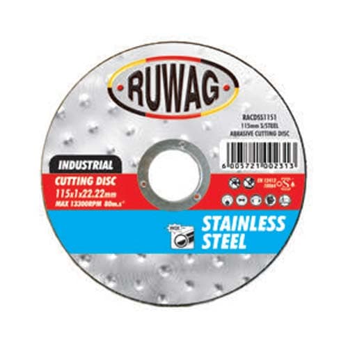 Ruwag Steel Abrasive Cutting Disc 115mm