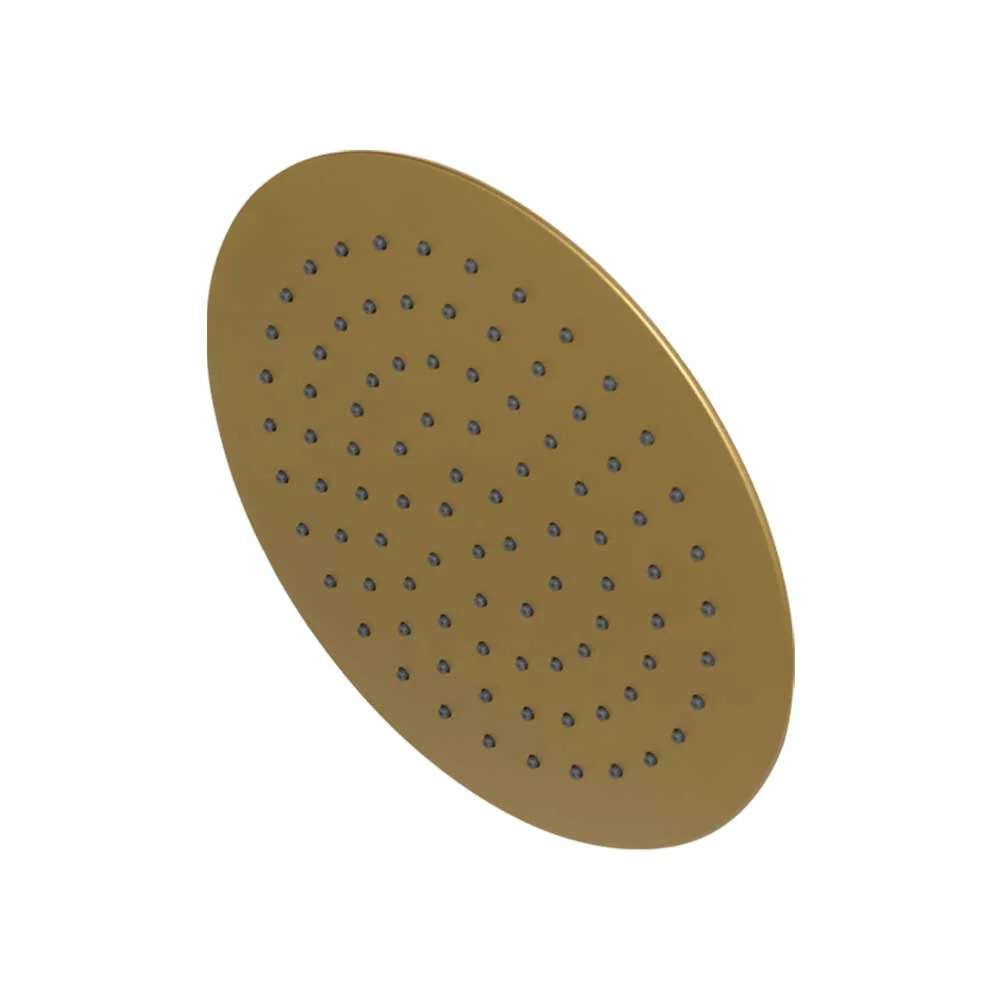 BluTide Rose Shower Head 250mm - Brushed Brass