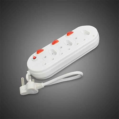 SGA Multiplug 3 RSA 3 Slimline - White
