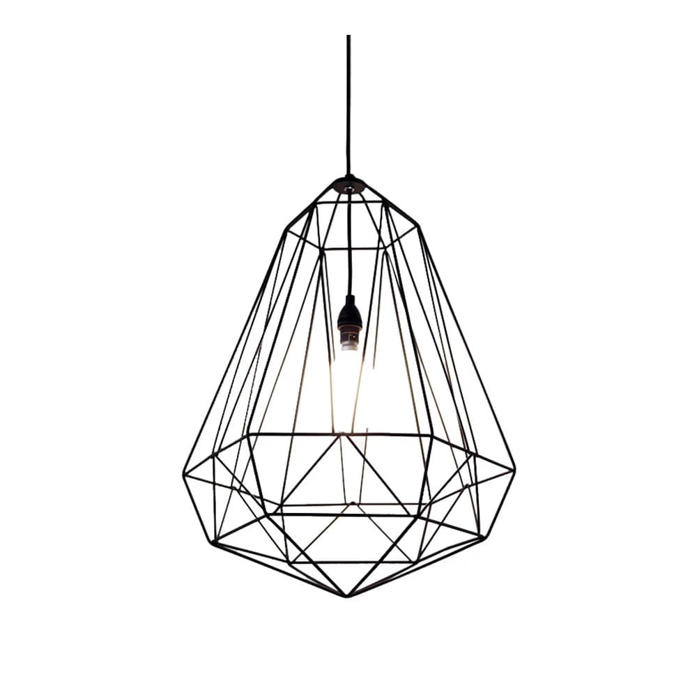 Wire World Large Diamond Wired Pendant