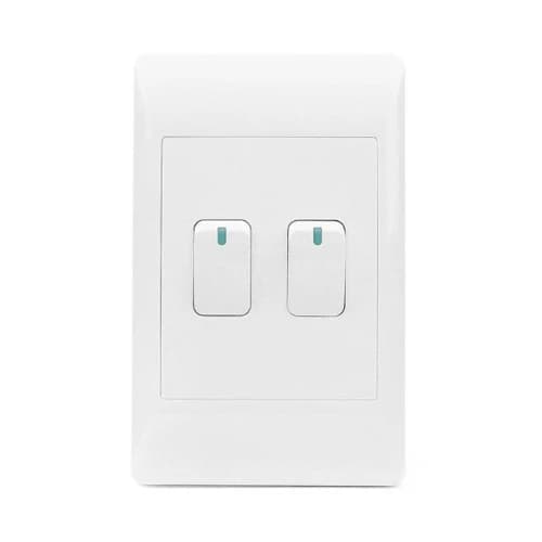 S-TEC 2 Lever 1-Way Light Switch 4x2