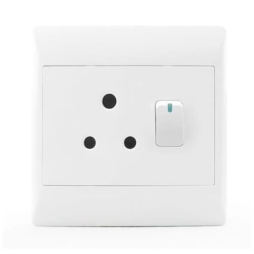 S-TEC Single Switched Socket 4x4