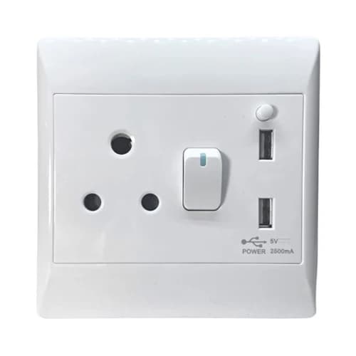S-TEC RSA + 2 x USB Combo Socket 4x4