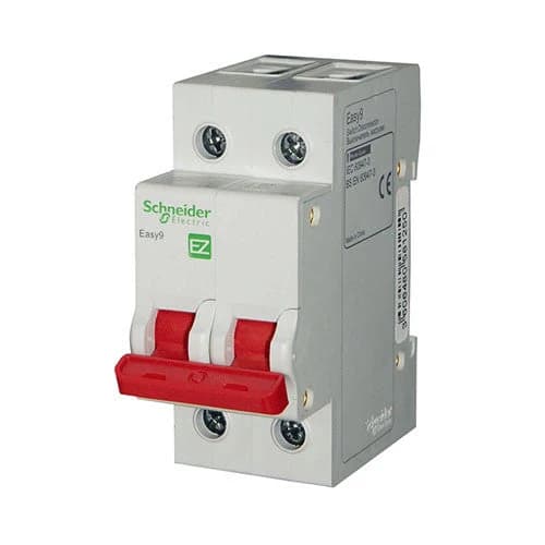 Schneider Easy9 Isolator 2P 3kA 63A