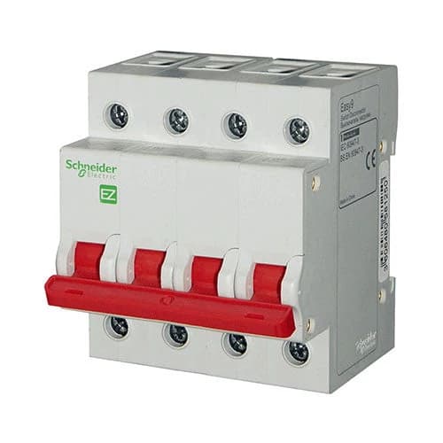 Schneider Easy9 Isolator 4P 3kA 63A