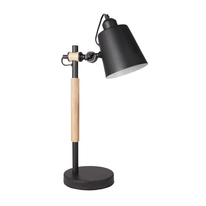 Bright Star Metal and Wood Desk Light
