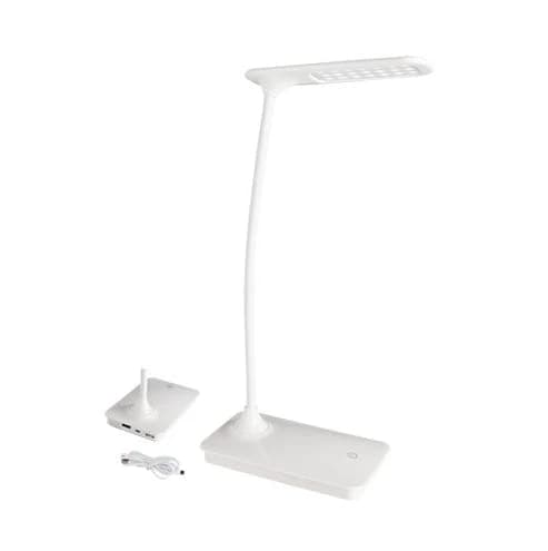 Bright Star LED Table Lamp with USB Port 4000K - White