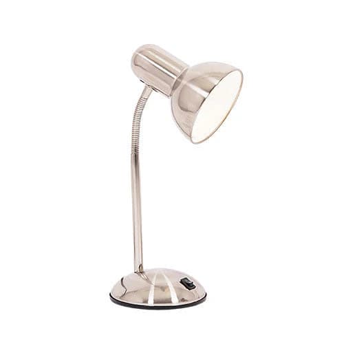 Bright Star Satin Chrome Desk Light