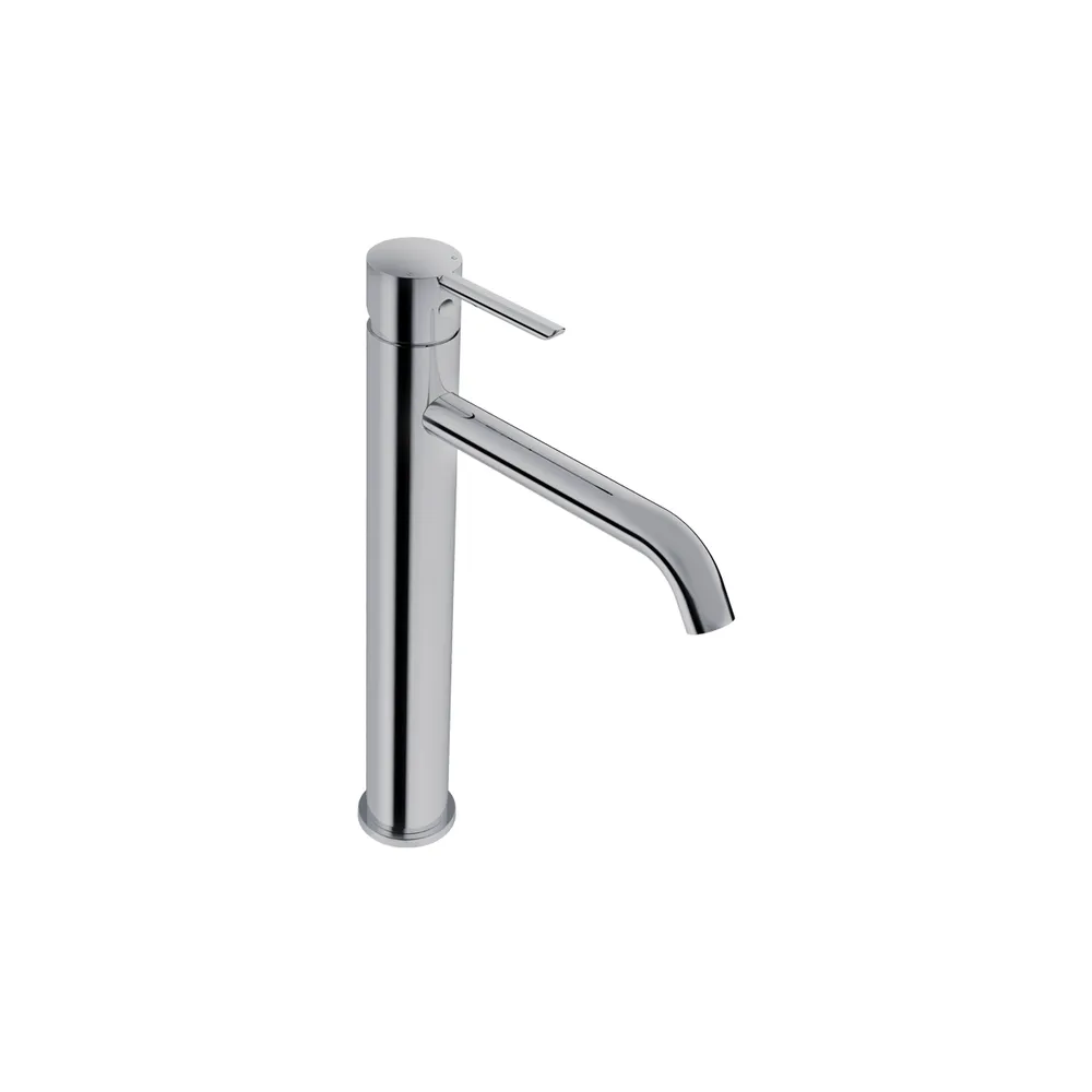 LIQUIDRed STILO Single Lever Basin Mixer 295mm - Brushed Stainless Steel