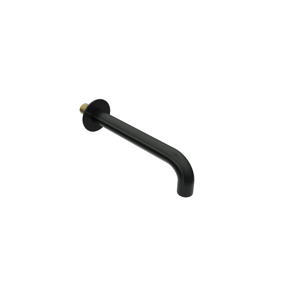 LIQUIDRed STILO Basin Wall Spout 200mm - Matt Black