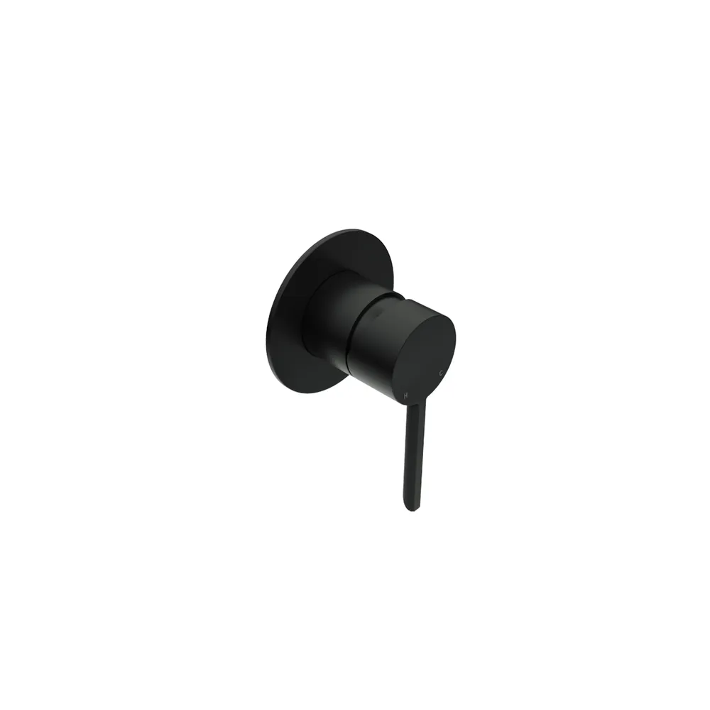 LIQUIDRed STILO Shower Mixer Trim Set - Matt Black
