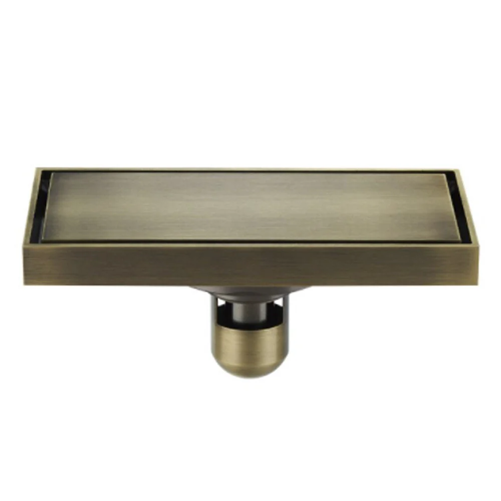 Trendy Taps Cuivre Rectangle Shower Drain - Brass