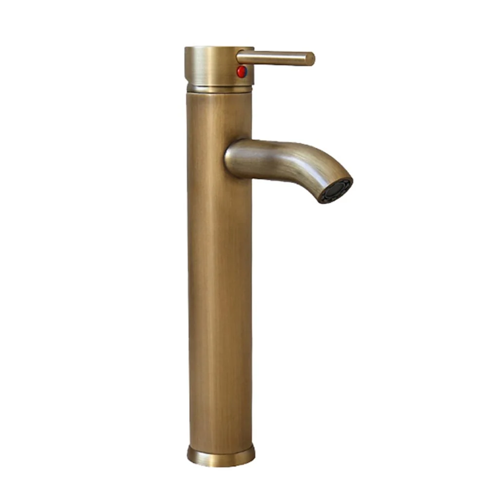Trendy Taps Cuivre Tall Single Lever Mixer Tap - Brass