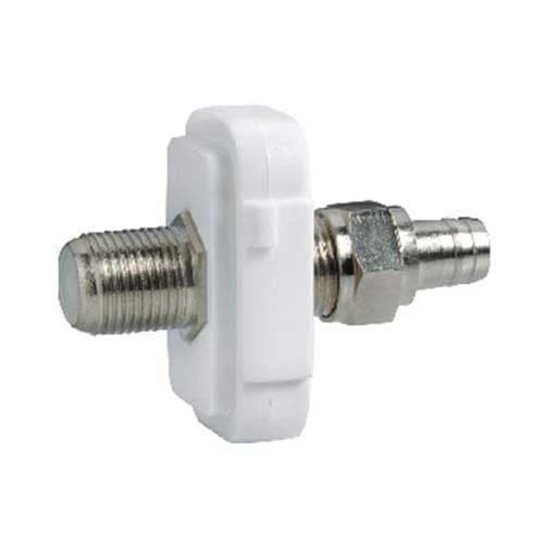 CBi PVC DSTV Socket Module - White