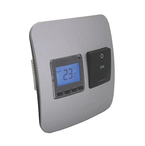 VETi 1 Programmable Thermostat with Isolator Switch 4x4 - Black Modules