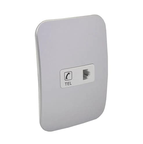 VETi 1 Telephone Socket 4x2 - White Module