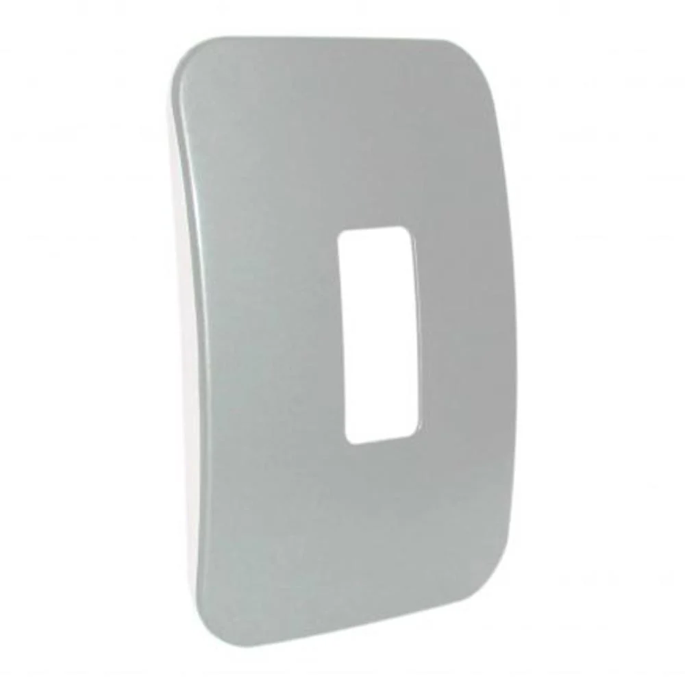 VETi 1 1 Vertical Module Cover Plate 4x2 - Black Trim
