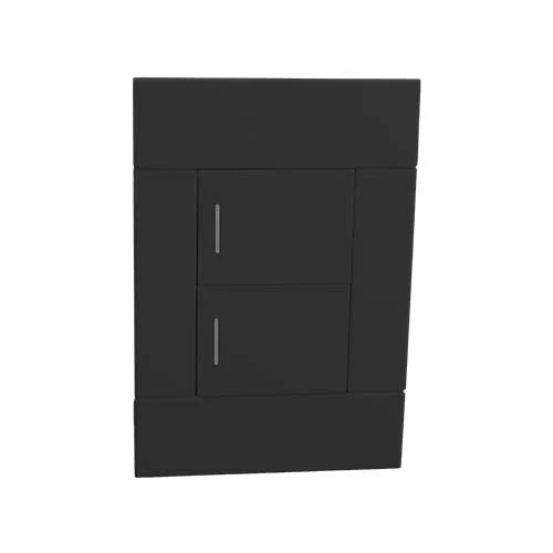 VETi 2 2 Lever 1-Way Light Switch 4x2 - Charcoal