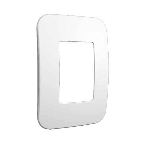 VETi 1 Shaver Socket Cover Plate 4x2 - White Trim