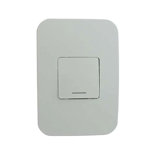 VETi 1 1 Lever 1-Way Wide Light Switch 4x2 - White Module