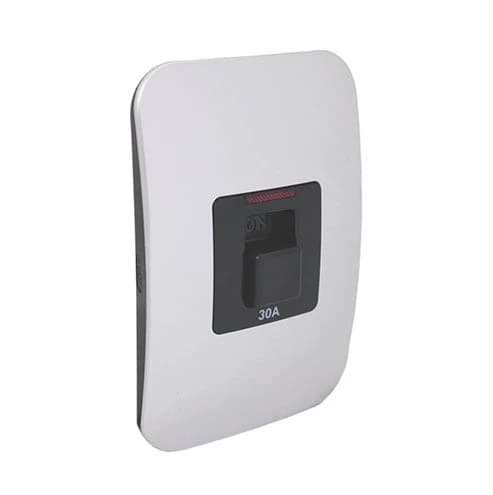 VETi 1 Isolator Switch with Indicator 2P 30A 4x2 - Black Module