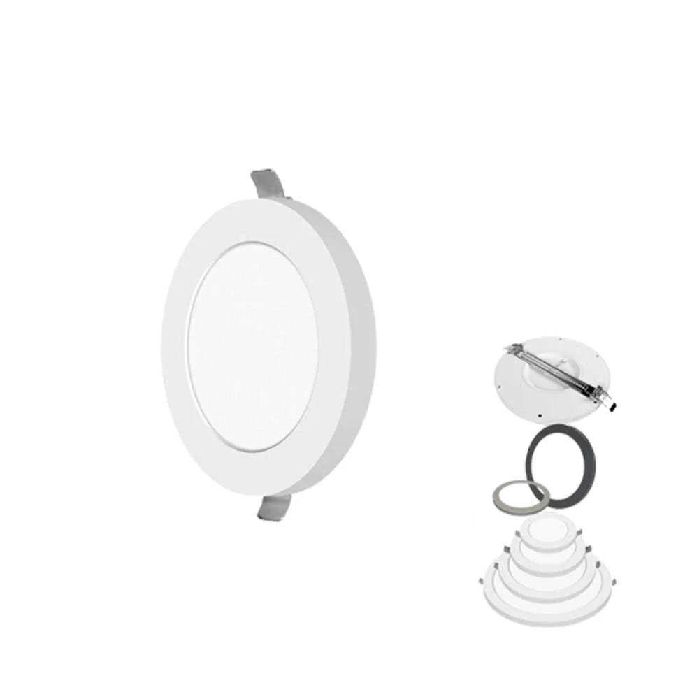 PioLED Iris 2-in-1 Dimmable Round Panel Ceiling Light 6W 455lm 3CCT