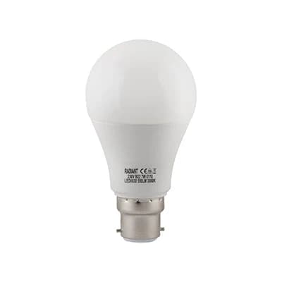 Radiant LED Bulb A60 B22 6W 540lm 3000K - Frosted
