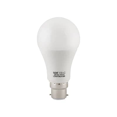 Radiant LED Bulb A60 B22 12W 1080lm 3000K - Frosted