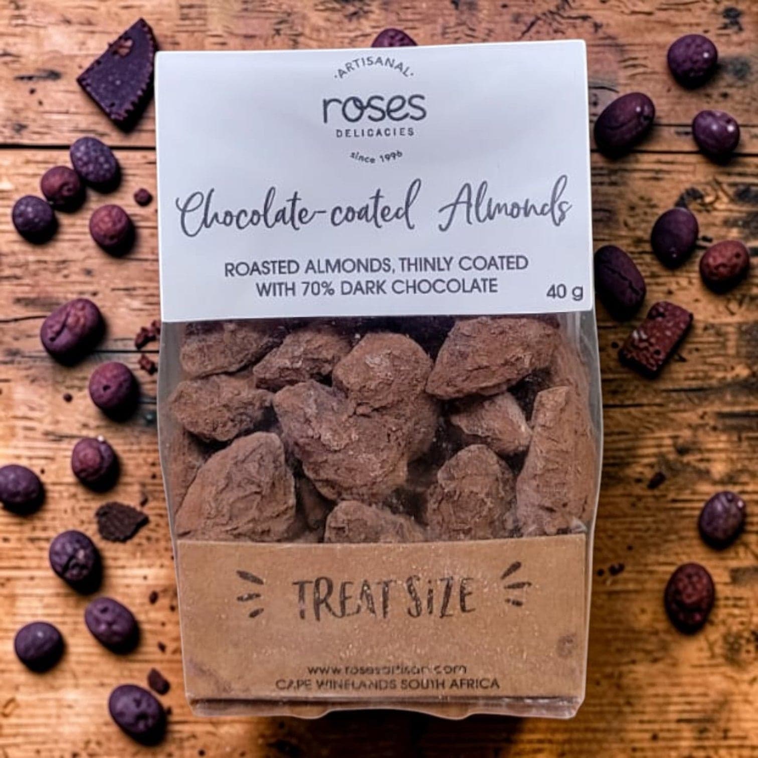 Roses Artisinal - Chocolate Coated Almonds