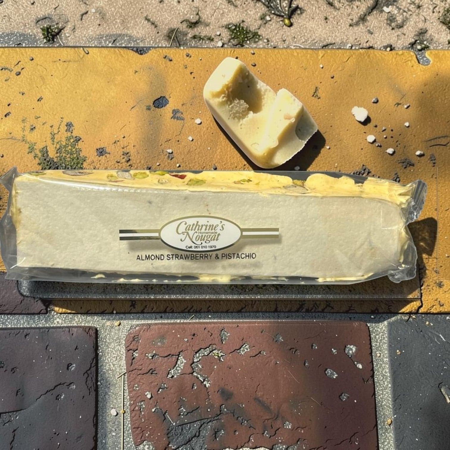Catherines Homemade Nougat - Almond, Strawberry And Pistachio