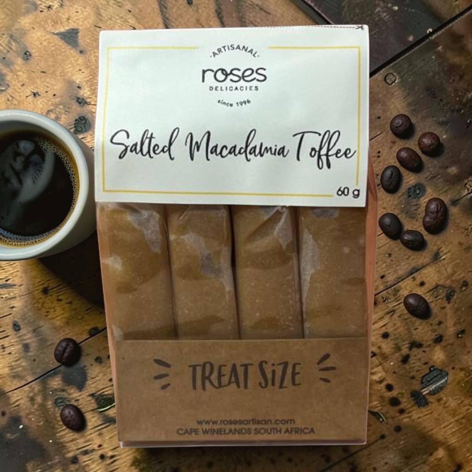 Roses Artisinal - Salted Macadamia Toffee