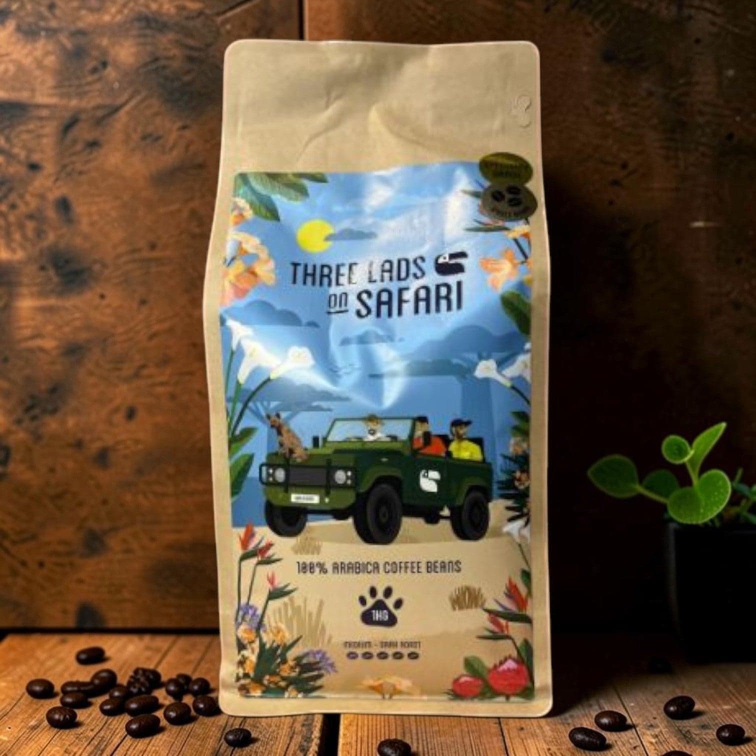 Three Lads on Safari - Wild Dog Beans