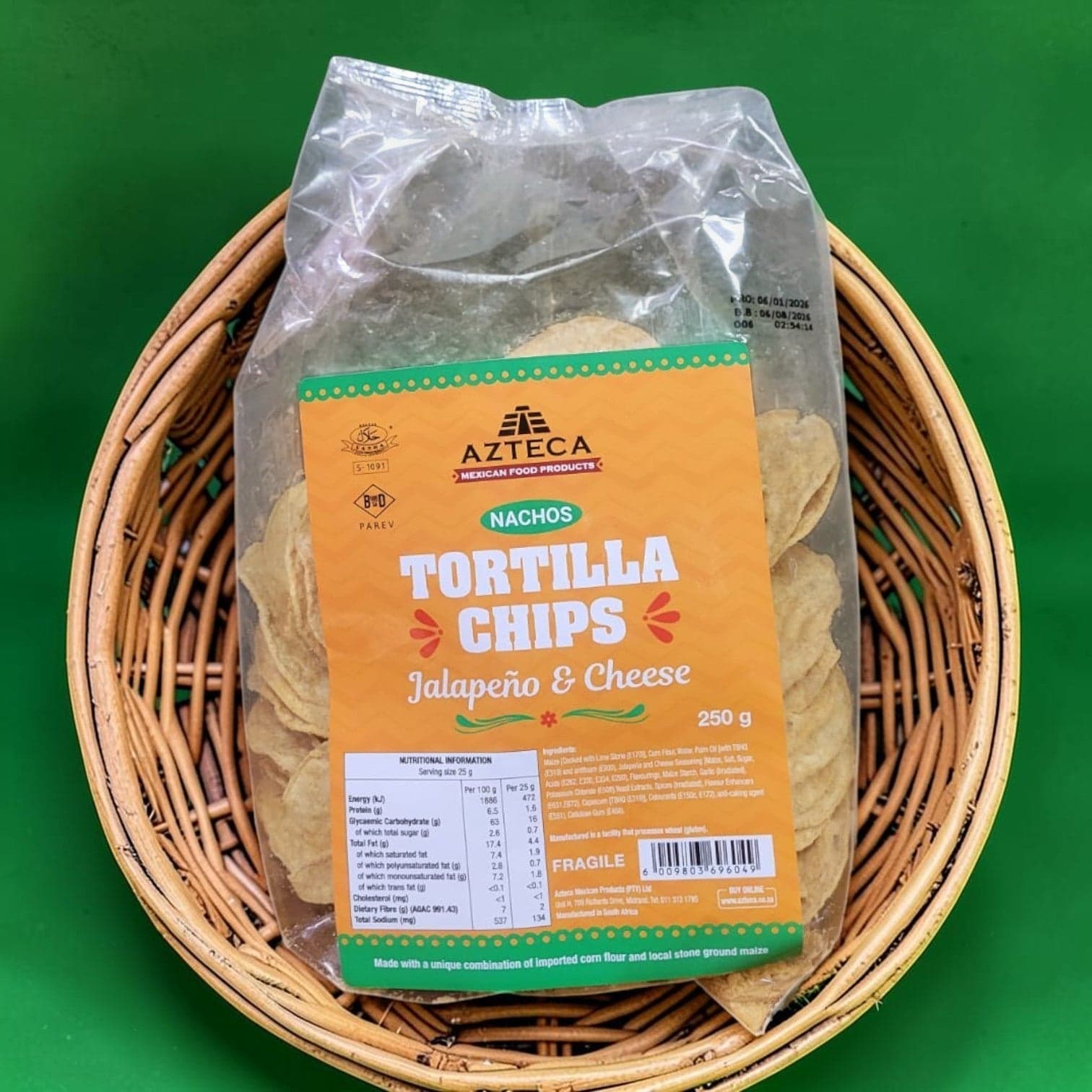 Azteca - Tortilla Chips Jalapeno & Cheese