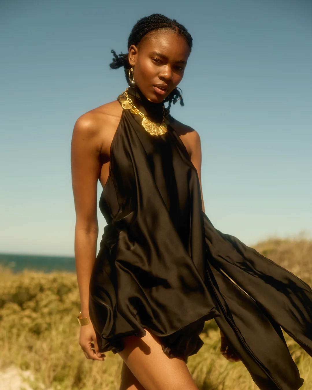 Black - Mini Aquarius Dress - Pre Order
