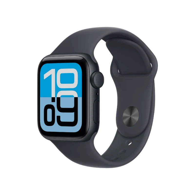 Apple Watch SE 3 GPS 44mm Smartwatch With Midnight Aluminium Case With Sport Band M/L - Midnight