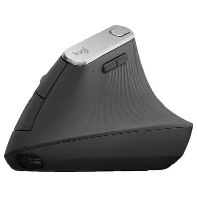 Logitech MX Vertical Advanced Ergonomic Wireless Mouse - Graphite