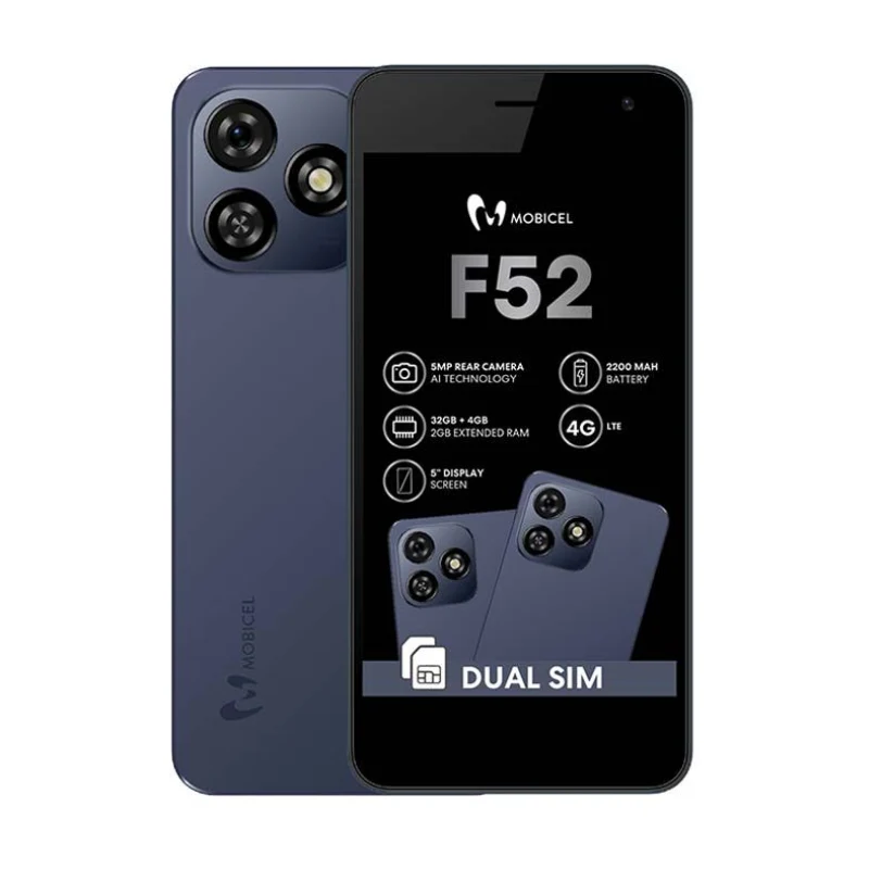 Mobicel F52 4G 32GB Network Locked - Grey