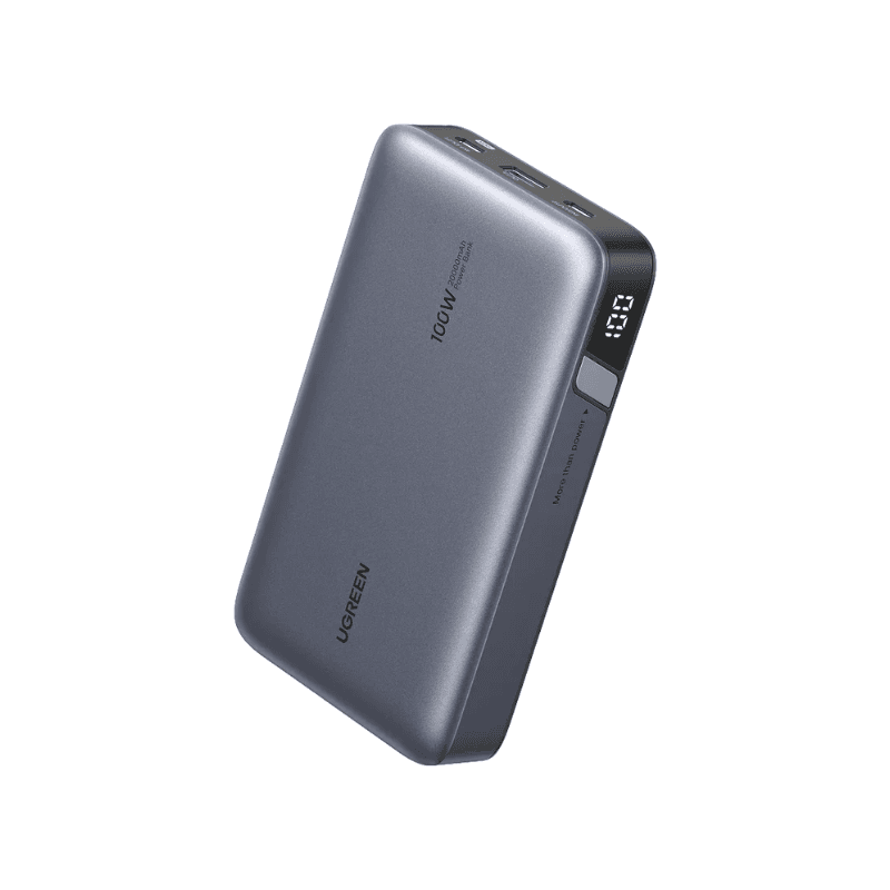 UGREEN 20000Mah PD 100W Portable Powerbank - Grey