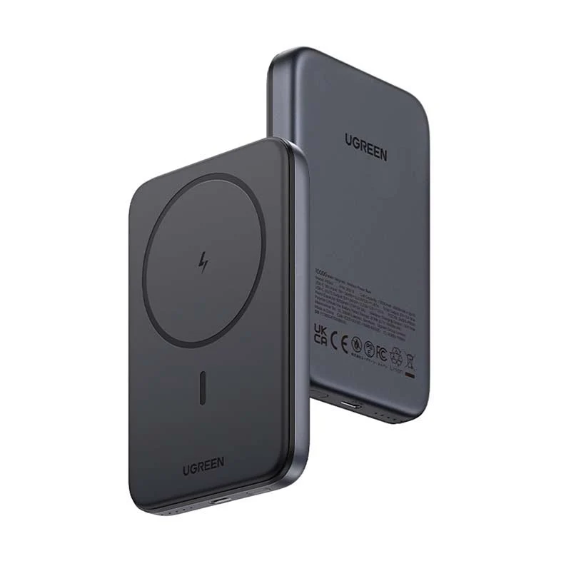 UGreen Nexode Magnetic Wireless Power Bank 10000mAh - Grey