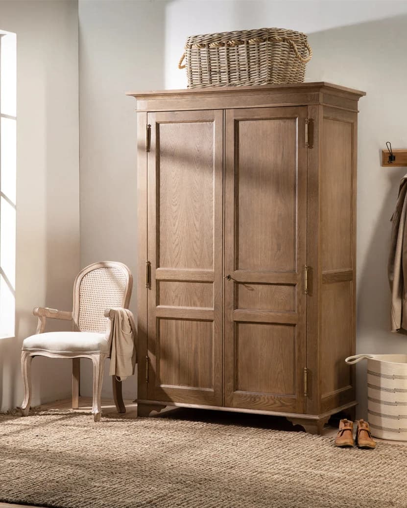 Normandy 2 door Wardrobe | Hanging & Shelves