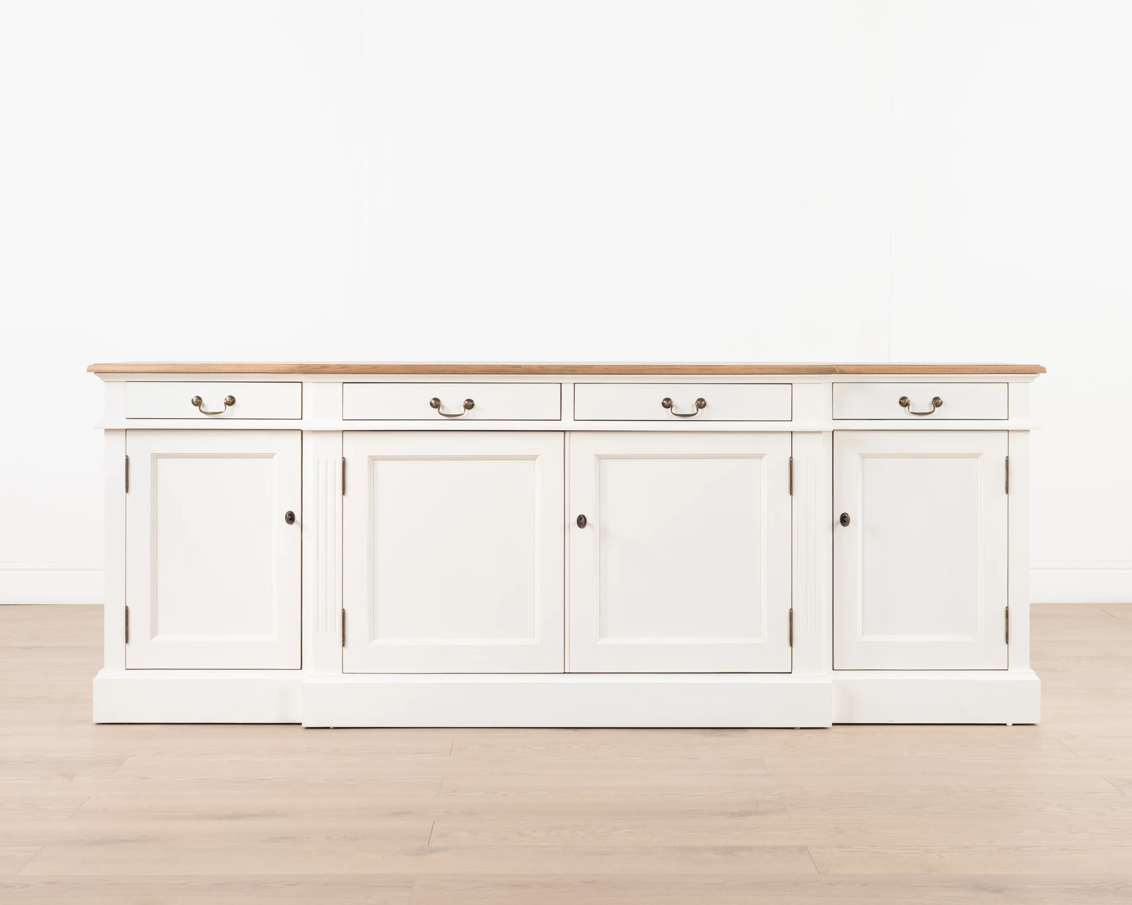 Hampshire Server | Weathered Oak and Antique white
