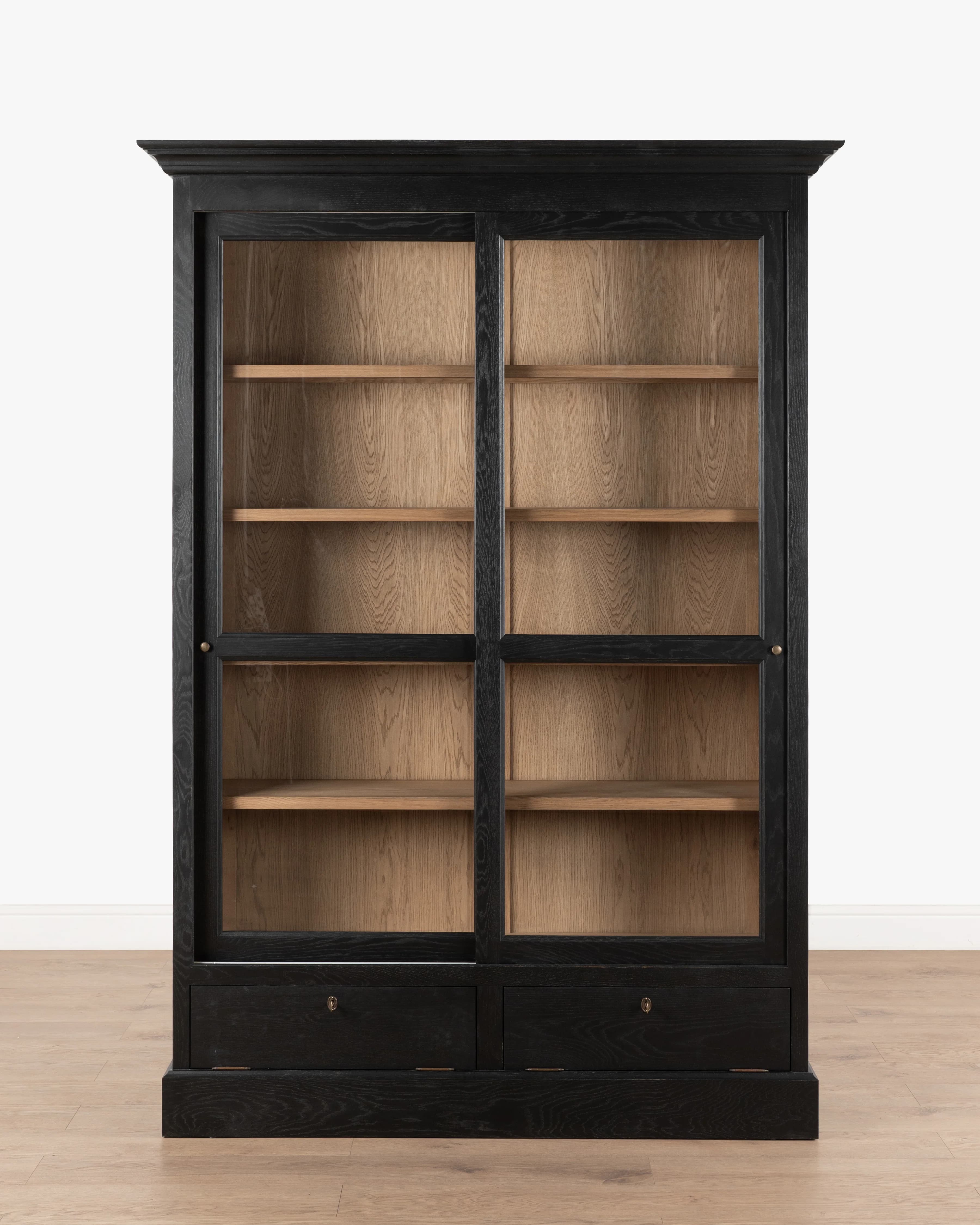 Hampshire Bookcase with Sliding Door