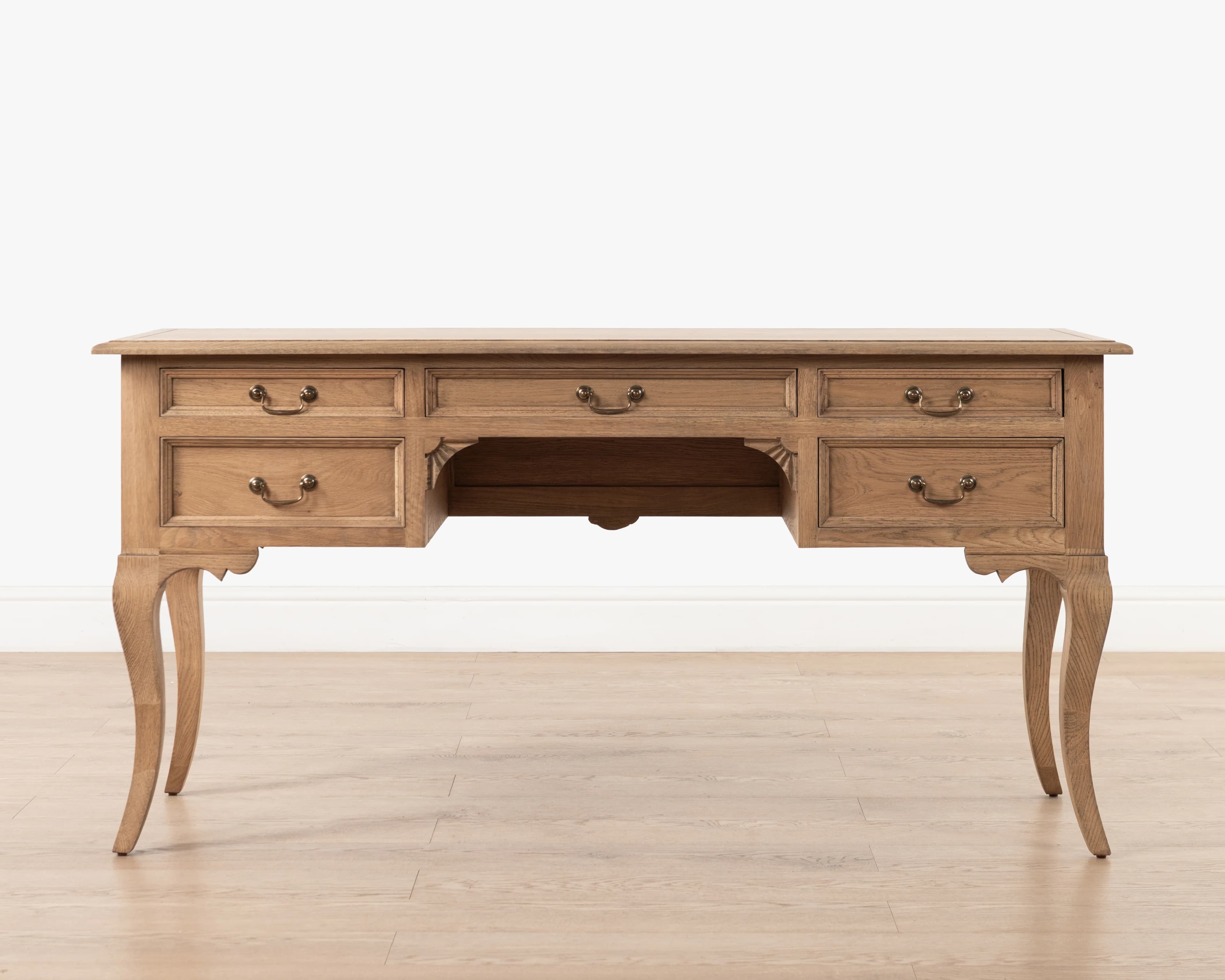 Normandy writing table - 5 drawer