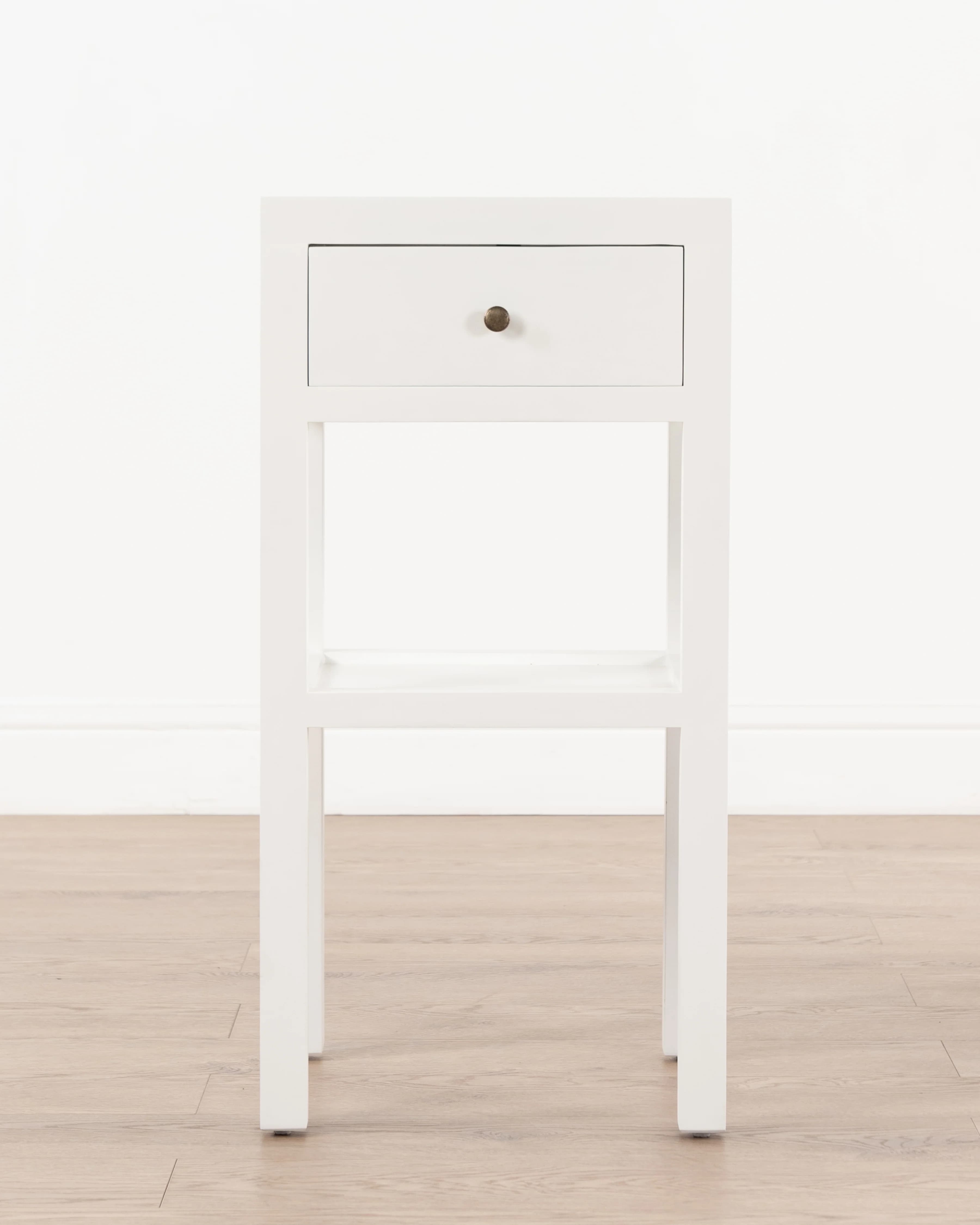 Ping Bedside Table | Flat White