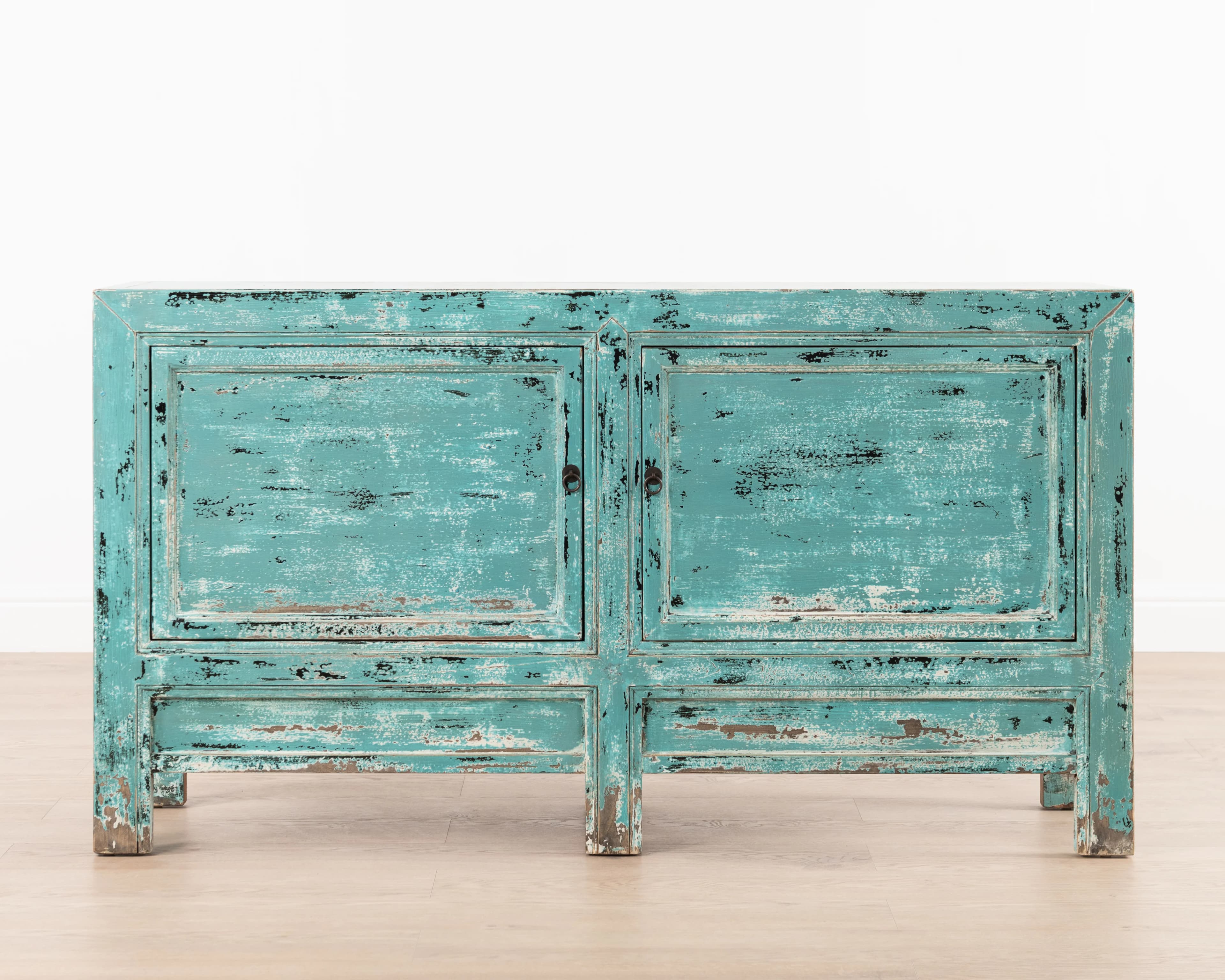 Indochine Yancheng Sideboard | Distressed Blue