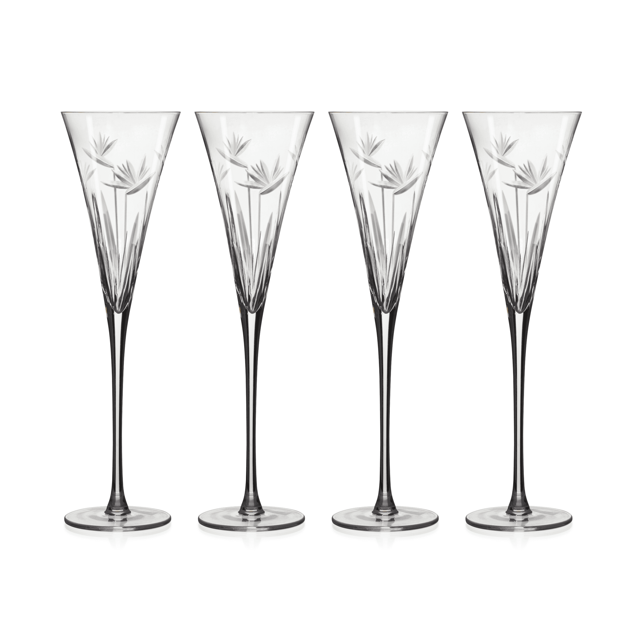 Champagne Flute Set Of 4 - Strelitzia