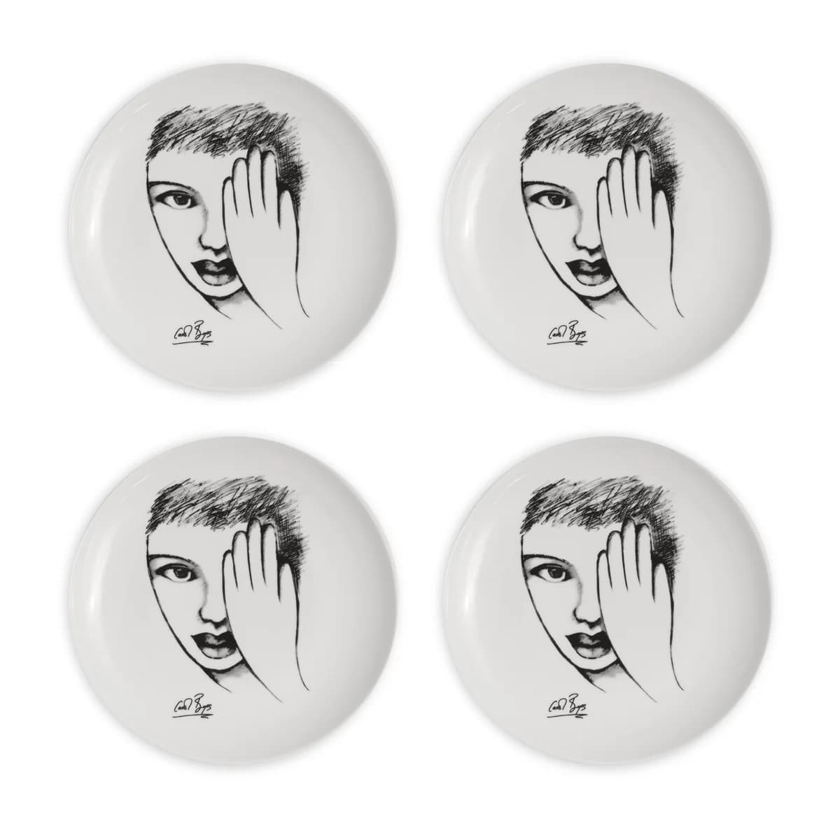 DINNER PLATE SET OF 4 - eye for detail