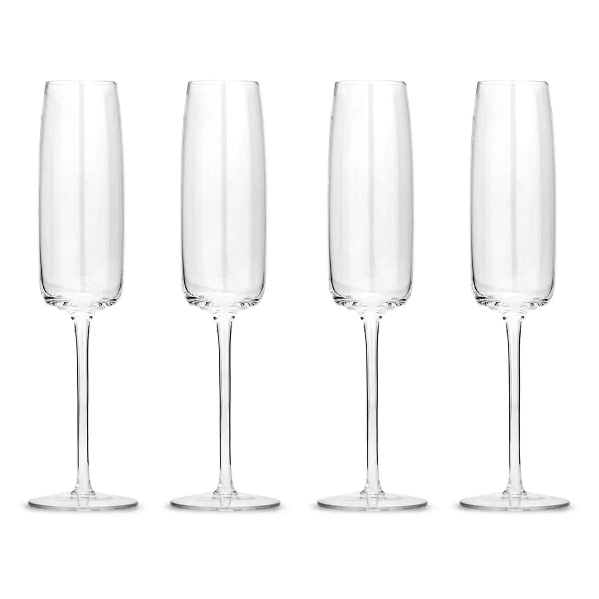 Champagne Flute Set Of 4 - Ripple