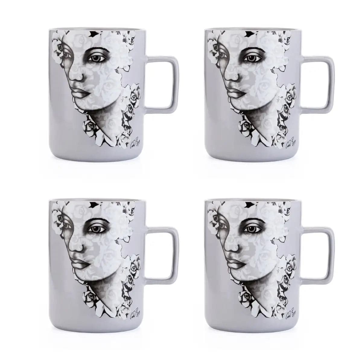Mug Set Of 4 - Sultry