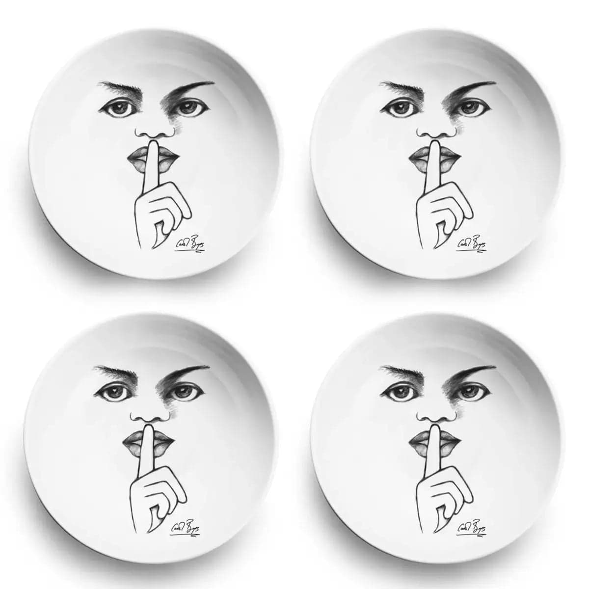 Cereal / Soup Bowl Set Of 4 - It'S A Secret!